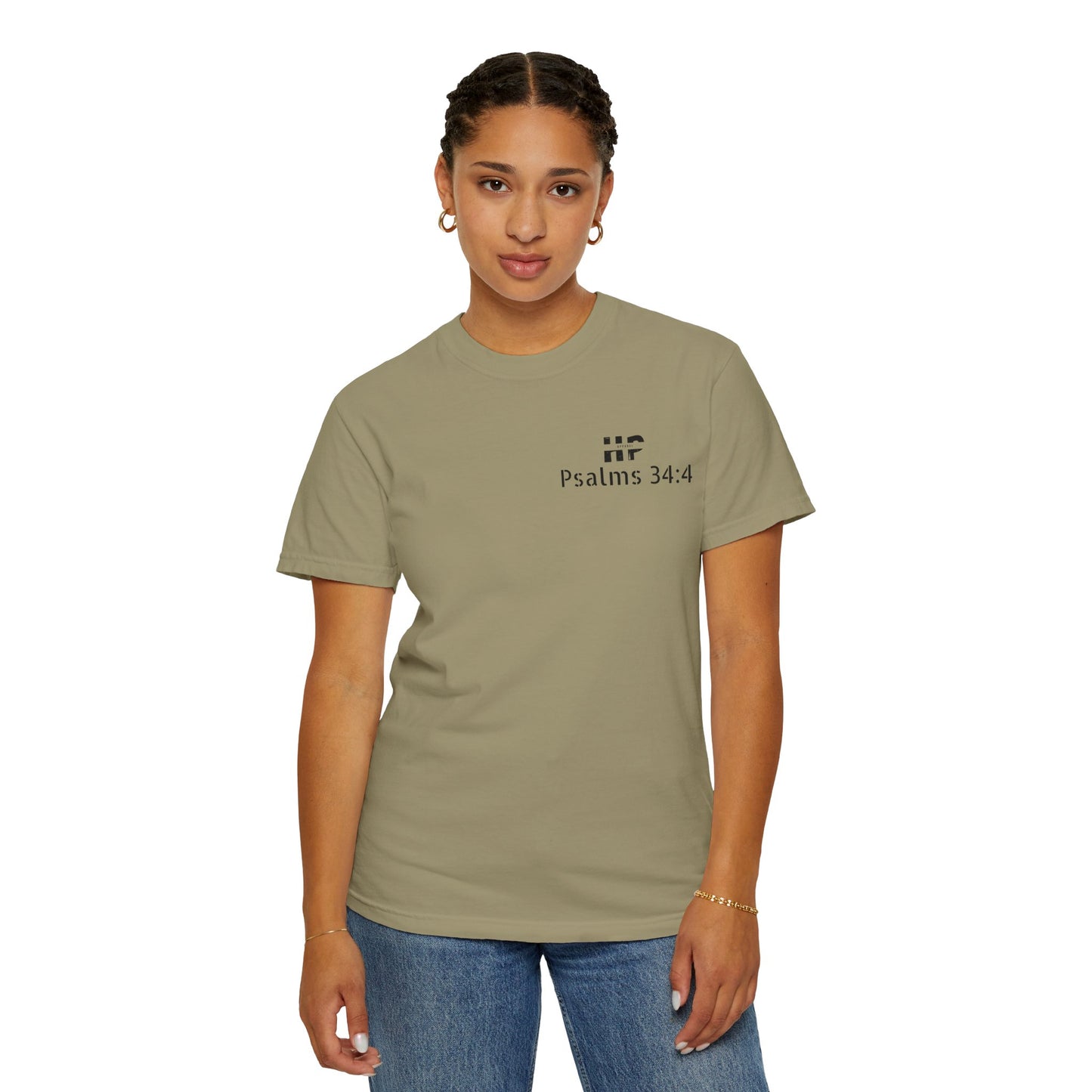 Psalm 34:4 Unisex T-Shirt - I sought the Lord