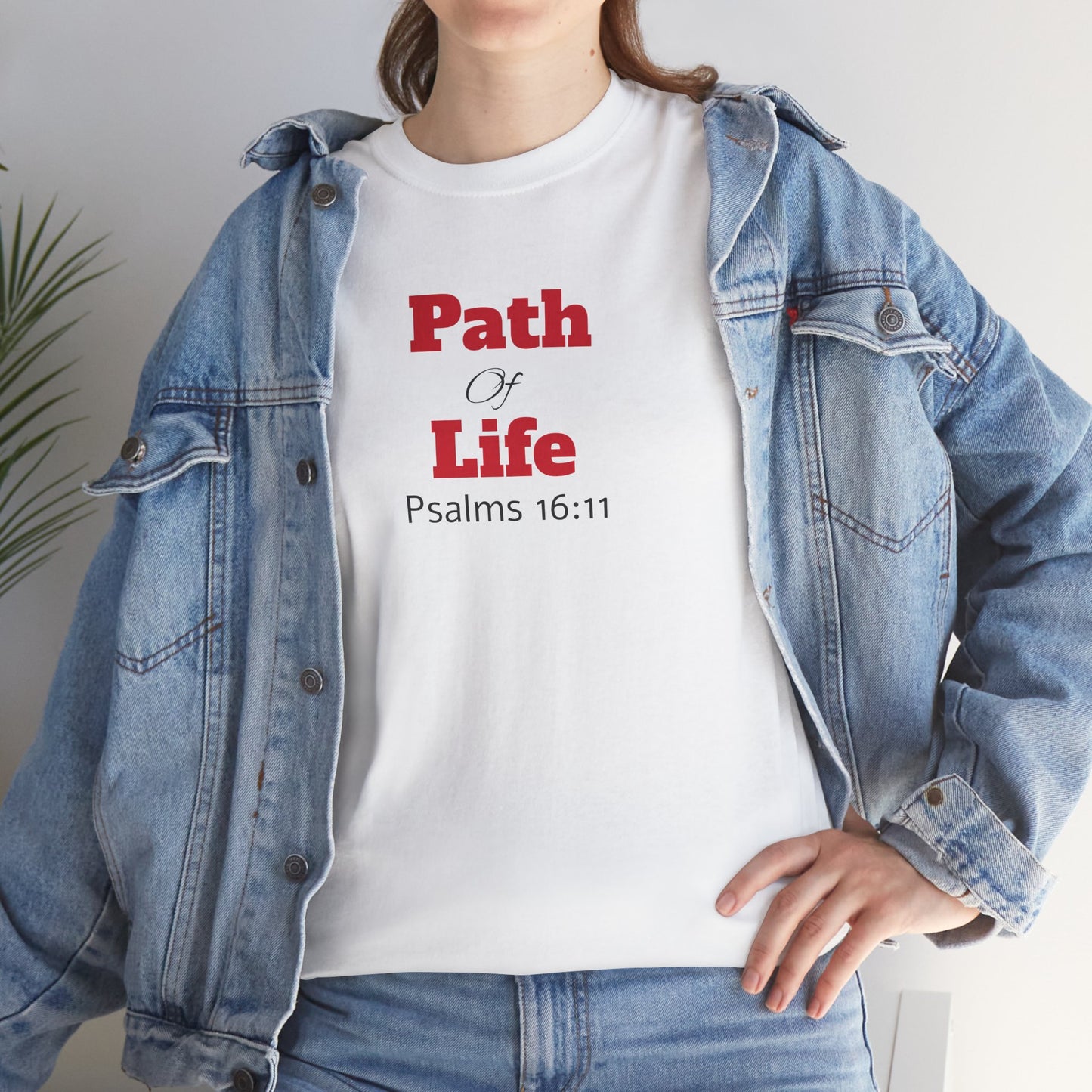 Unisex Heavy Cotton Tee - Path of Life