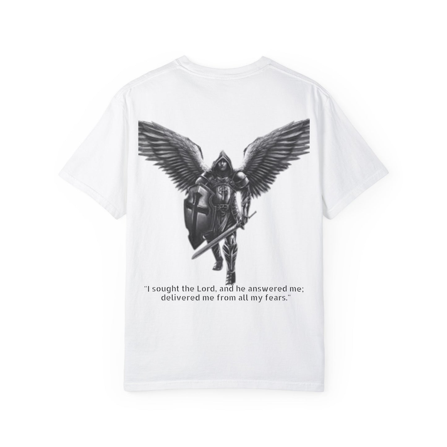 Psalm 34:4 Unisex T-Shirt - I sought the Lord