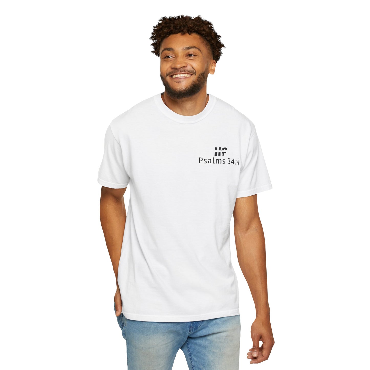 Psalm 34:4 Unisex T-Shirt - I sought the Lord
