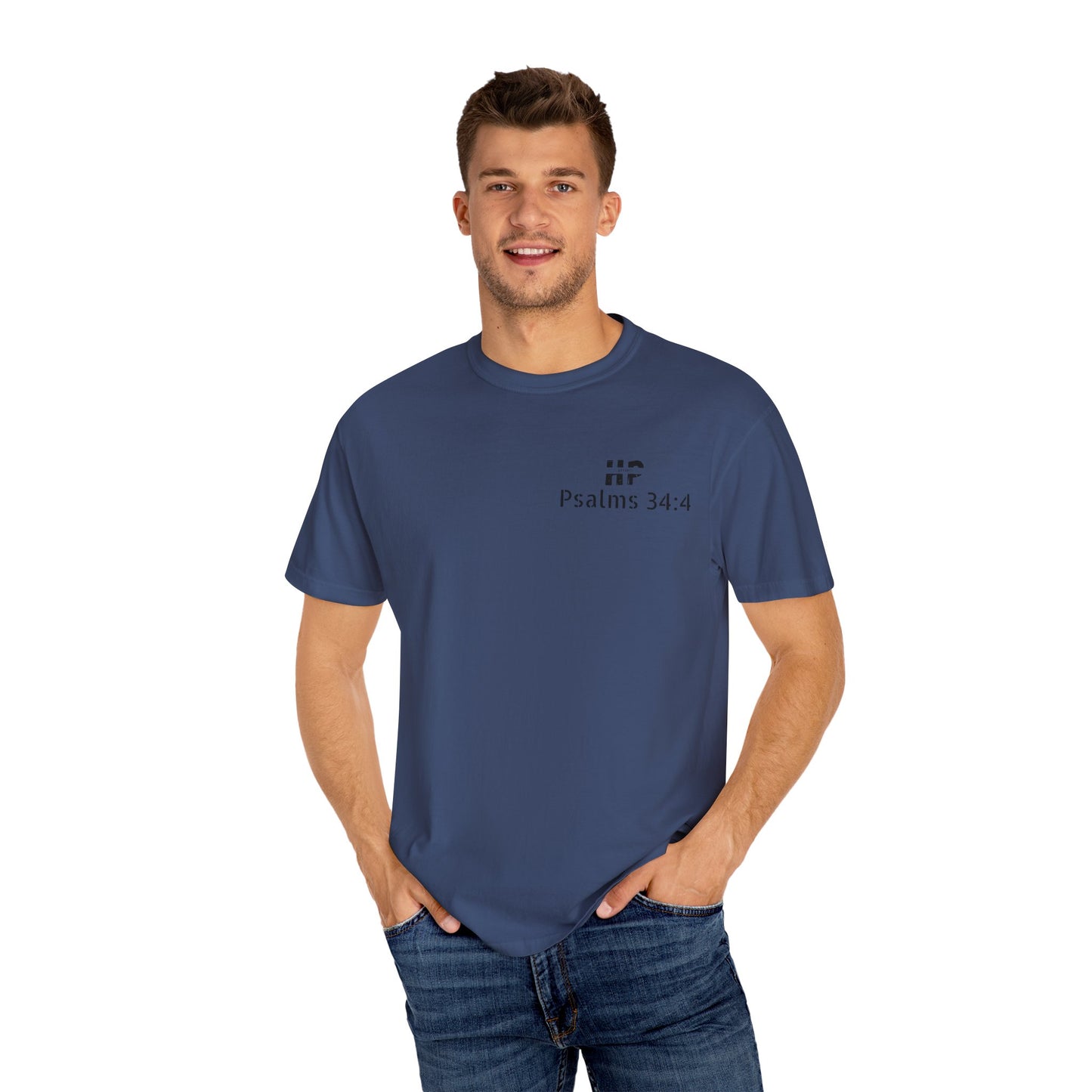 Psalm 34:4 Unisex T-Shirt - I sought the Lord