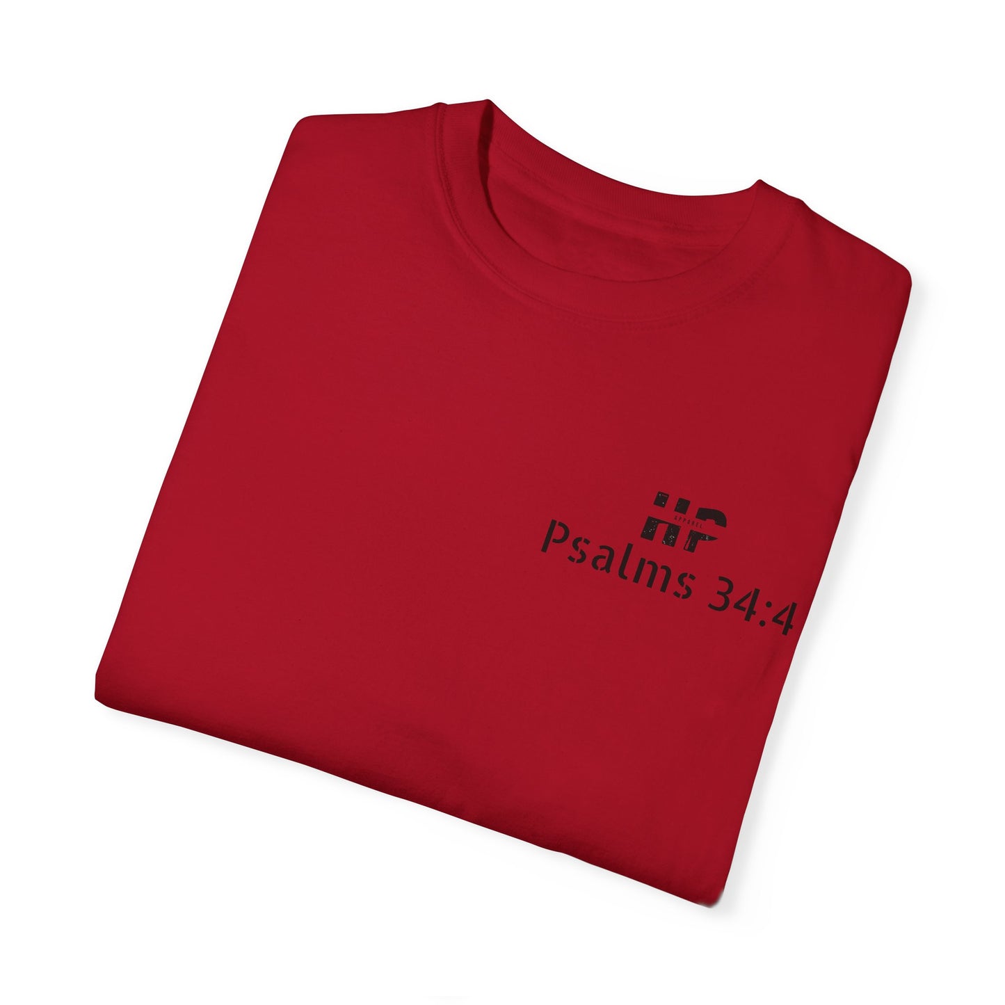 Psalm 34:4 Unisex T-Shirt - I sought the Lord
