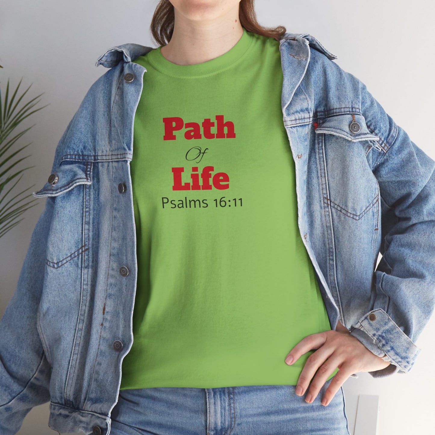 Unisex Heavy Cotton Tee - Path of Life