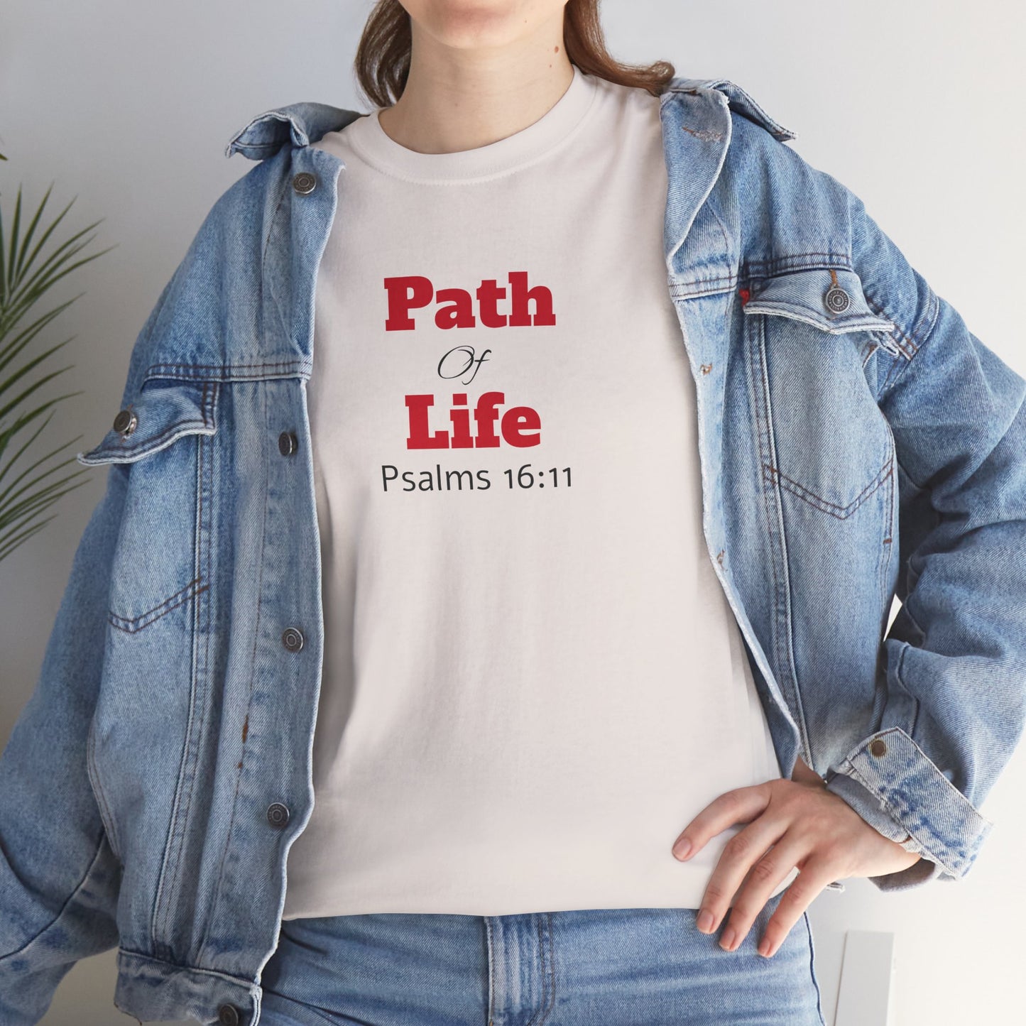 Unisex Heavy Cotton Tee - Path of Life