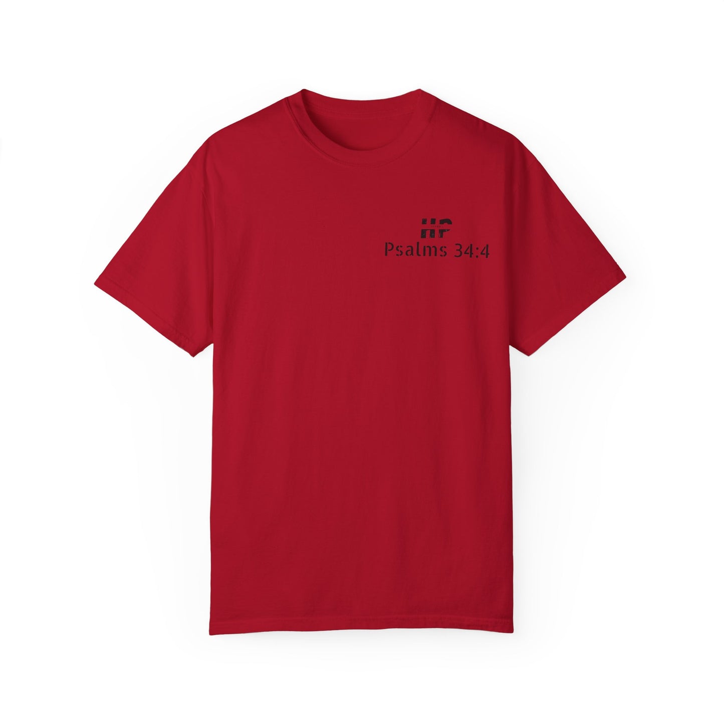 Psalm 34:4 Unisex T-Shirt - I sought the Lord